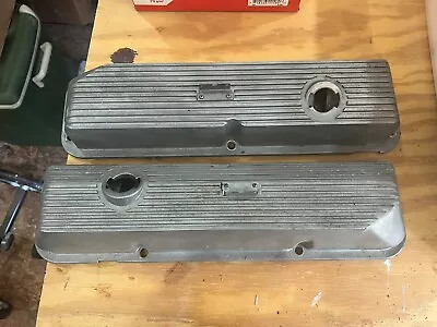 1969 Mustang Cobra Jet OEM Finned Valve Covers C9ZE-6583 FE Big Block • $249.99