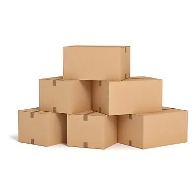 Cardboard Boxes Shipping Parcel Single Wall Post Packing Mailing Brown Carton • £261.99
