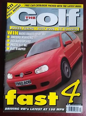 THE GOLF Car Magazine Mag July 1999 VW Volkswagen GTI MK1 MK2 TUNING MODS • $6.20