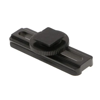20mm Quick Release Hot Shoe Conversion Focusing Rail Slider For SLR • £8.03