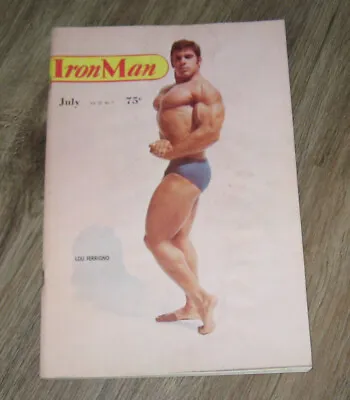 IRON MAN Magazine Vol 32 #5 July 1973 Lou Ferrigno | James Morris Acceptable! • $18.21