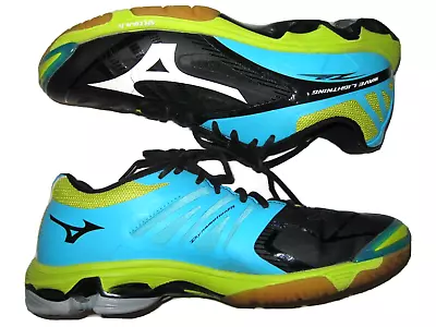 Mizuno Wave Lighting Z2  Volleyball Shoes 10 Womens Black/Blue Excellent • $24.95