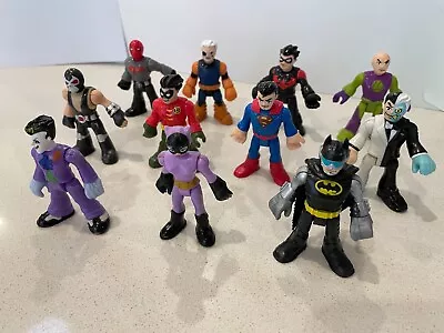 11 X Imaginext DC Comics Super Friends Toy Figure 8cm Batman Joker • $24.10