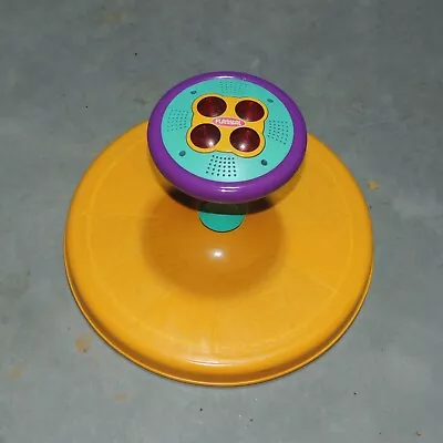 Vintage Playskool Sit N Spin Yellow Purple Spinning Toy 1973 Tonka Lights Music • $39.93