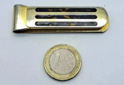 Fermasoldi A Molla In Metallo Nero – Doppio Clip Per Contanti, Portafogli E Carte, Design Sottile E Resistente