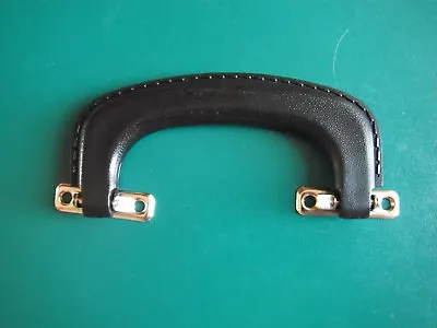  Black Guitar Case Handle Plastic Nickel Brackets W / Rivets L.O. • $5.85