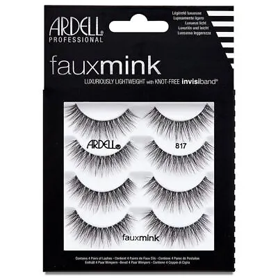 Ardell Faux Mink Lashes Black Multipack (4 Pairs) - 817 • £19.99