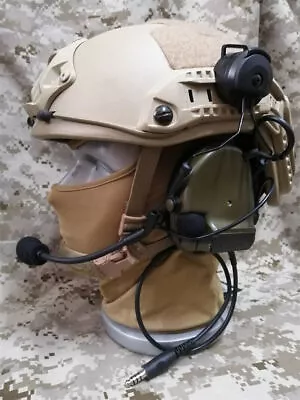 $88.99 • Buy Comtac-III Helmet Version Headset Tactical Pickup Noise Reduction Headphones C3