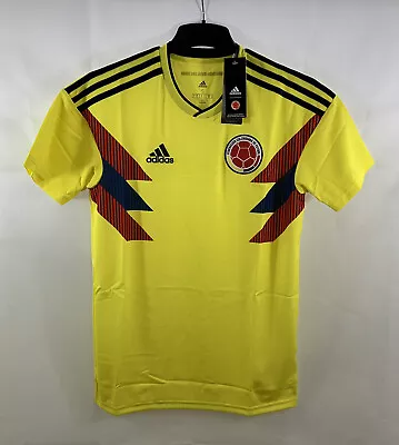 BNWT Colombia Home Football Shirt 2018/19 Adults Small Adidas F355 • £49.99