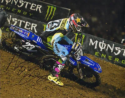 Aaron Plessinger Signed Auto'd 11x14 Photo Poster Ama Supercross Yamaha C • $59.99