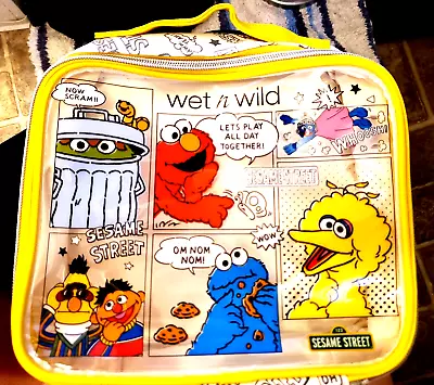 **$5 TODDLER/KID LIL TOTE! SESAME STREET Crayons/Book & Lunch Handle Zipper Bag • $4.95