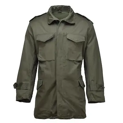 Original Greek Military M65 Field Jacket Olive Military Surplus Combat Parka NEW • $46