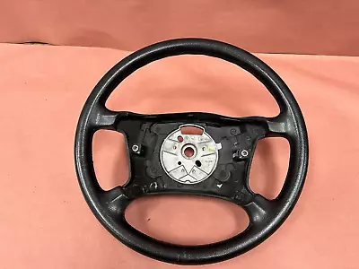 BMW E38 740I 740IL 750IL E39 540I Black Leather Steering Wheel OEM 131K Miles • $52