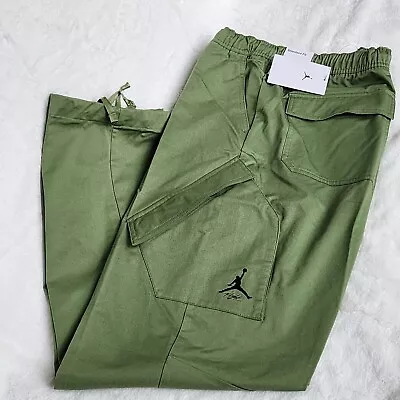 NWT Nike Jordan Essentials Chicago Cargo Pants Light Olive  FB7305-340 Size M • $69