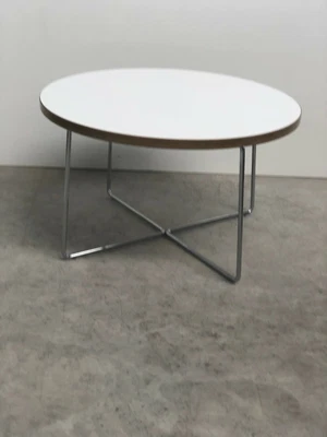 £45 • Buy Brand New Designer Home Office White Plywood Edge Coffee Table Funky Base (038)