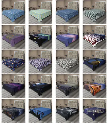 Ambesonne Night Flat Sheet Top Sheet Decorative Bedding 6 Sizes • $34.99