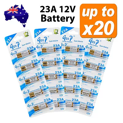 1x~20x 23A 21/23 A23 23A 23GA 12V Alkaline Battery For Garage Car Remote Oz • $3.95