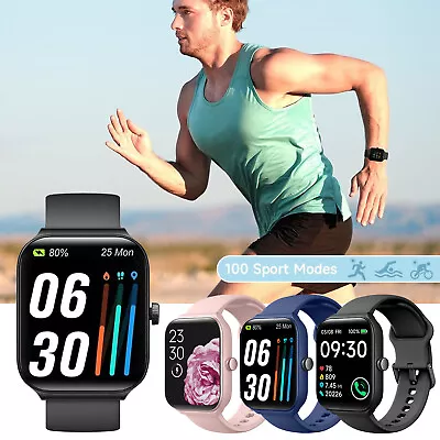 Smart Watch For Men/Women Waterproof Smartwatch Bluetooth IPhone Samsung Gift • $61.74