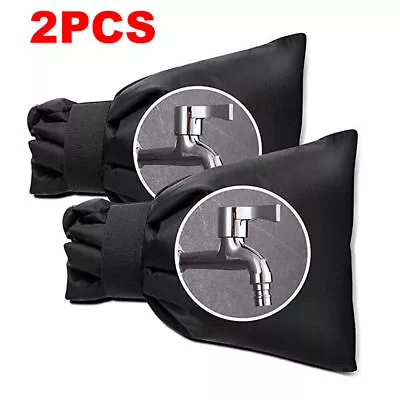 2x Outside Tap Cover Winter Frost Jacket Insulation Garden Tap Thermal Protector • £5.68