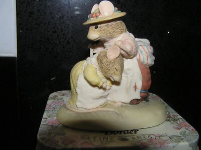£49.95 • Buy Brambly Hedge Border Fine Arts Bfa Lady Woodmouse & Primrose Bh29 In Tin Gold 