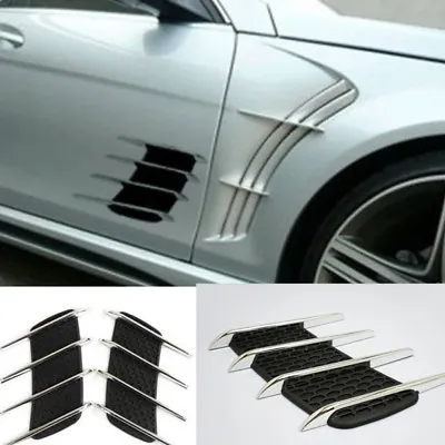 Car Hood Side Flow Vent Fender Intake Grille Air Decal Sticker For Mercedes-Benz • $23.30