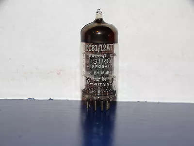 1 X 12AT7/ECC81 Mullard/Daystrom Tube #2 • $18.99