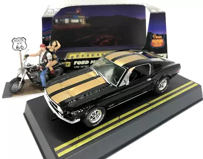 Pioneer Route 66 Black & Gold Mustang Fastback GT DPR 1/32 Scale Slot Car P150 • $73.99