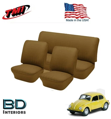 $301.74 • Buy 1958-1964 VW Volkswagen Bug Beetle  Tan  Slip On Upholstery, F/R In Stock!