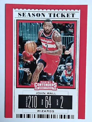 John Wall 22 Panini Contenders Draft Picks Season Ticket 2019-20 • $1.70