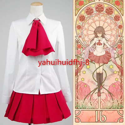 New Mary And Garry Game IB Uniform Full Set Cosplay Costume Halloween • $50.69