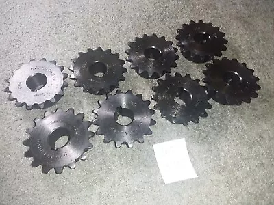 Lot 8 Vintage Small Industrial Roller Sprockets Steampunk Machine Gear Cog Wheel • $14.99