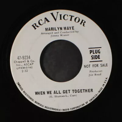 MARILYN MAYE: When We All Get Together / You've Got To Be There RCA VICTOR 7  • $8