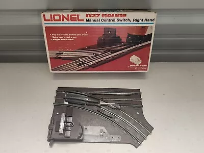 Vintage Lionel O-27 Scale Right Manual Switch Train Track # 6-5022    #2 • $18