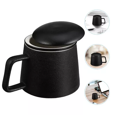  Ceramics Tea Cup Office Cappuccino Mugs Coffee Cups With Lids • £26.49