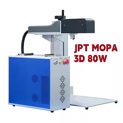 SFX 80W JPT MOPA M7 3D Fiber Laser Engraving Marking Machine FR10-F Galvanometer • $16909.05