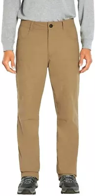 Mens Orvis Fleece Lined Pants Tan Brown Size 36W 30L • $19.96