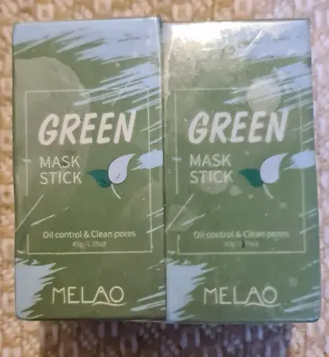2 Pack Green Tea Cleansing Mask Stick Blackhead Remover Mask Stick Green Tea • £7.99