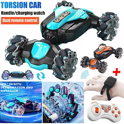 4WD 360⁰ Rotate Stunt Car RC Hand Gesture Off-Road Car Toy Remote Control Gift • $33.95