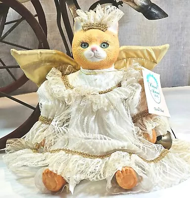 Goebel Doll Porcelain Musical Angel Cat Bette Bell #126 Carol Anne Collectible • $27.99