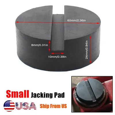 Universal Jacking Lift Puck Classic Adapter Rubber Trolley Jack Pad Pinch Weld • $10.99