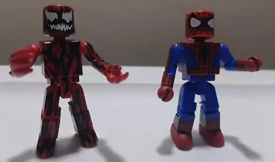 Spiderman & Carnage 2003 Diamond Select Marvel Minimates Action Figure Loose Lot • $9.99