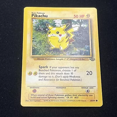 Pokemon Card - Pikachu - Jungle 60/64   1 • $1.39