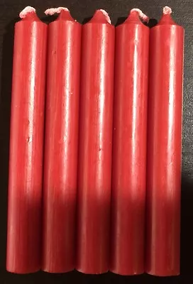 5 Red Chime (Mini) Ritual Spell Candles! • $2.50