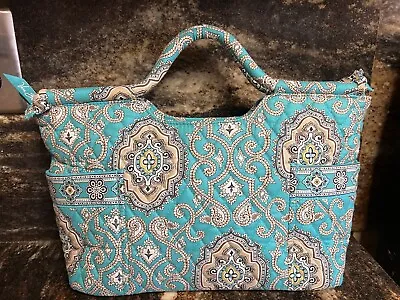 Vera Bradley Gabby Totally Turquoise Handbag Retired Spring 2010 Never Used • $22