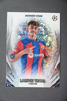 2023-24 Topps UEFA Lamine Yamal #USC-16 Rookie Ultimate Stage RC FC Barcelona &5 • $0.99