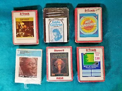 8 Tracks Possibly NOS Sealed Lot You Pick Sold As Is Please Read The Description • $5