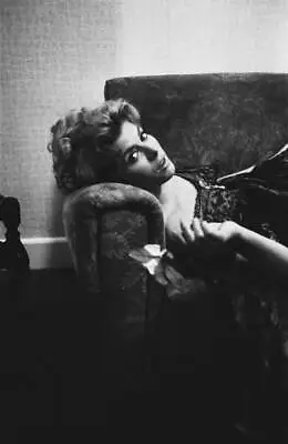 English Actress Billie Whitelaw Pictured Lying On A Sofa 1963 OLD PHOTO • $9