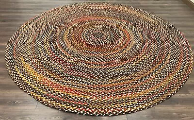 American Braided Rug 10 X 10 Large Multicolor Round Rug 10x10 Colorful Circular • $2940