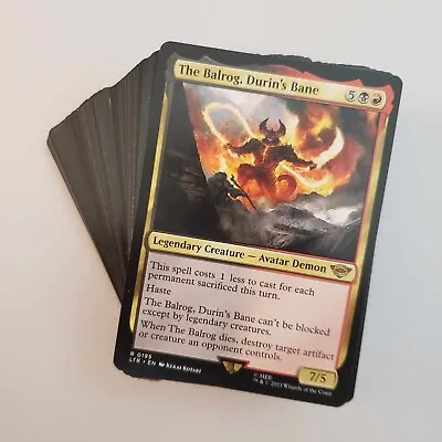 MTG Lord Of The Rings Commander EDH The Balrog Durins Bane Deck • $24.99