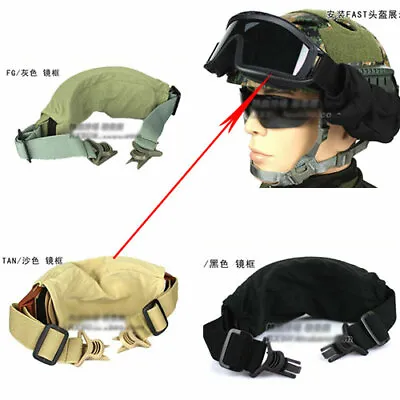 Airsoft Paintball Rail Riot Goggles For Tactical FAST AF MICH IBH Helmet Rail • $26.92